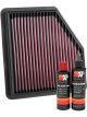 K&N Air Filter 33-5094 + Recharge Kit