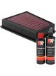 K&N Air Filter 33-5107 + Recharge Kit