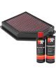 K&N Air Filter 33-5110 + Recharge Kit