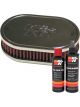 K&N Air Filter 56-1030 + Recharge Kit