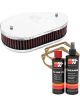 K&N Air Filter 56-9025 + Recharge Kit