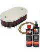 K&N Air Filter 56-9060 + Recharge Kit