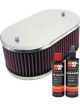 K&N Air Filter 56-9075 + Recharge Kit