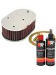K&N Air Filter 56-9151 + Recharge Kit