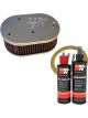 K&N Air Filter 56-9159 + Recharge Kit
