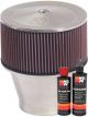 K&N Air Filter 58-1191 + Recharge Kit