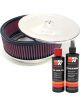 K&N Air Filter 59-0284 + Recharge Kit