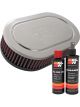 K&N Air Filter 59-2830 + Recharge Kit