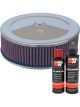 K&N Air Filter 59-3370 + Recharge Kit