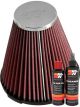 K&N Air Filter 59-5004 + Recharge Kit