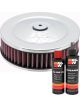 K&N Air Filter 60-1030 + Recharge Kit