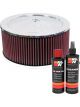 K&N Air Filter 60-1210 + Recharge Kit