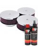 K&N Air Filter 60-1350 + Recharge Kit