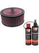 K&N Air Filter 66-3100 + Recharge Kit