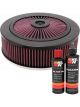 K&N Air Filter 66-3150 + Recharge Kit