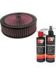 K&N Air Filter 66-3200 + Recharge Kit