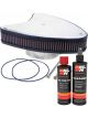 K&N Air Filter 66-5080F + Recharge Kit