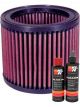 K&N Air Filter AL-1001 + Recharge Kit