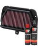 K&N Air Filter AL-1010 + Recharge Kit