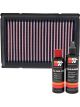K&N Air Filter AL-4506 + Recharge Kit