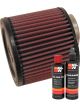 K&N Air Filter BD-6506 + Recharge Kit