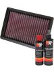 K&N Air Filter BM-1010R + Recharge Kit