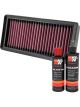 K&N Air Filter BM-1611 + Recharge Kit