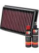 K&N Air Filter CM-9910 + Recharge Kit