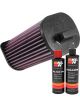 K&N Air Filter E-0663 + Recharge Kit