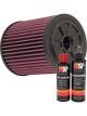 K&N Air Filter E-0664 + Recharge Kit