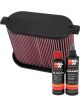 K&N Air Filter E-0785 + Recharge Kit
