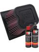 K&N Air Filter E-0787 + Recharge Kit