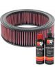 K&N Air Filter E-1010 + Recharge Kit