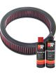K&N Air Filter E-1210 + Recharge Kit