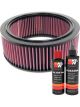 K&N Air Filter E-1461 + Recharge Kit