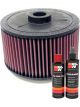 K&N Air Filter E-2233 + Recharge Kit