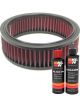 K&N Air Filter E-2861 + Recharge Kit
