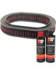 K&N Air Filter E-2874 + Recharge Kit