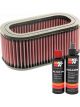 K&N Air Filter E-2890 + Recharge Kit
