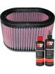 K&N Air Filter E-3011 + Recharge Kit