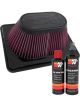 K&N Air Filter E-3034 + Recharge Kit
