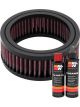 K&N Air Filter E-3200 + Recharge Kit