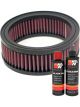 K&N Air Filter E-3250 + Recharge Kit