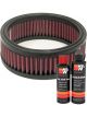 K&N Air Filter E-3330 + Recharge Kit