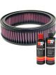 K&N Air Filter E-3336 + Recharge Kit