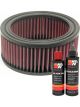 K&N Air Filter E-3380 + Recharge Kit