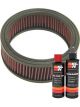 K&N Air Filter E-3450 + Recharge Kit