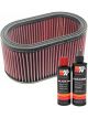 K&N Air Filter E-3471 + Recharge Kit