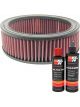 K&N Air Filter E-3500 + Recharge Kit