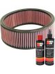 K&N Air Filter E-3670 + Recharge Kit